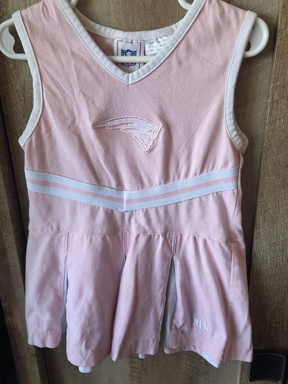 New England Patriots Girls' Cheer Dress - NFL 3T